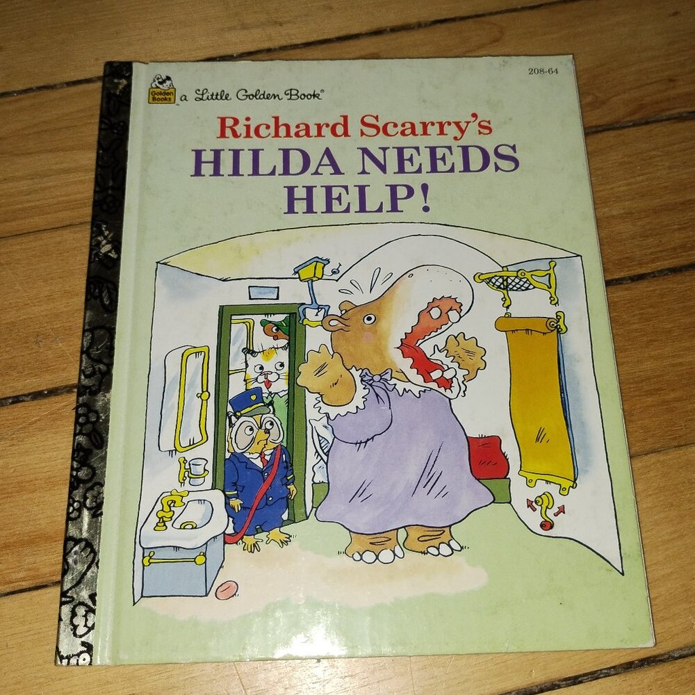 Richard Scarry's Hilda Needs Help (1993. A Little Golden Book)